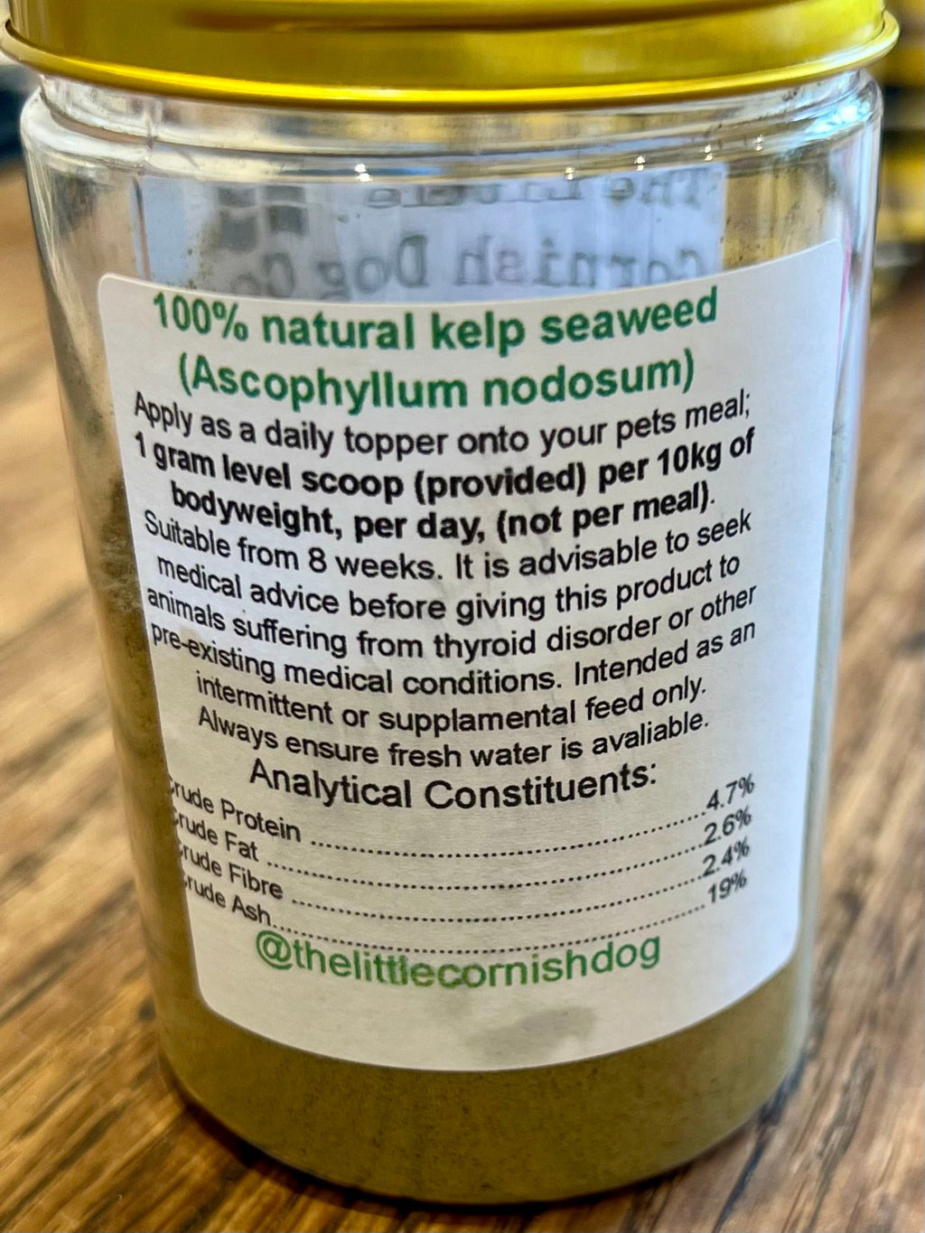 Seaweed Powder Sprinkles for Dogs - Natural Kelp Supplement