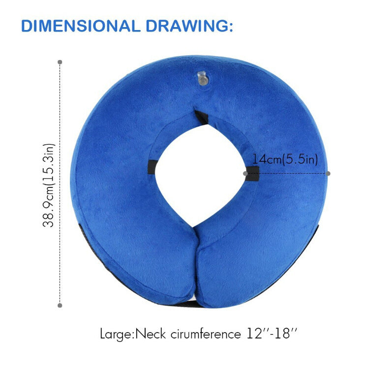 Inflatable Pet Grooming Protective Collar