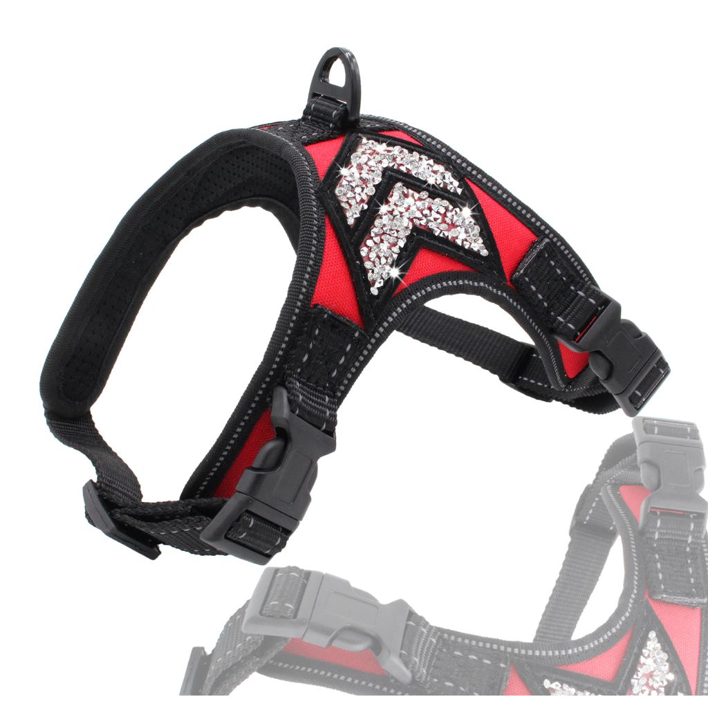 Red Arrow Dog Harness - by Doggy Doo Little