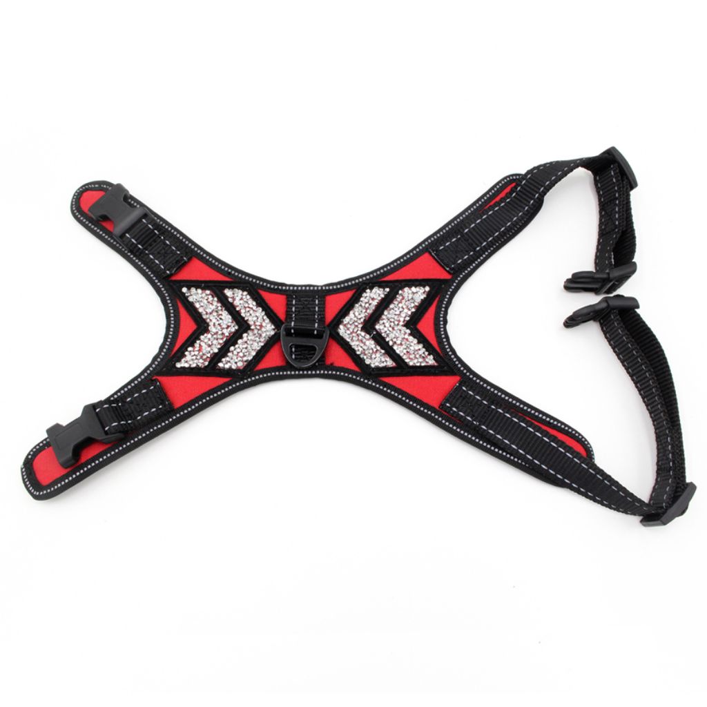 Red Arrow Dog Harness - by Doggy Doo Little