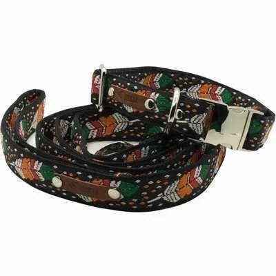 Regal Paws Personalised Cotton Dog Collar for Majestic Mutts